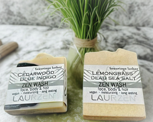 zen wash by laurzen shampoo bar