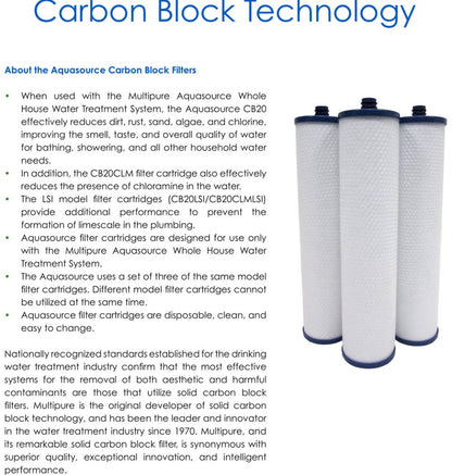Multipure Aquasource Whole-House Filter System