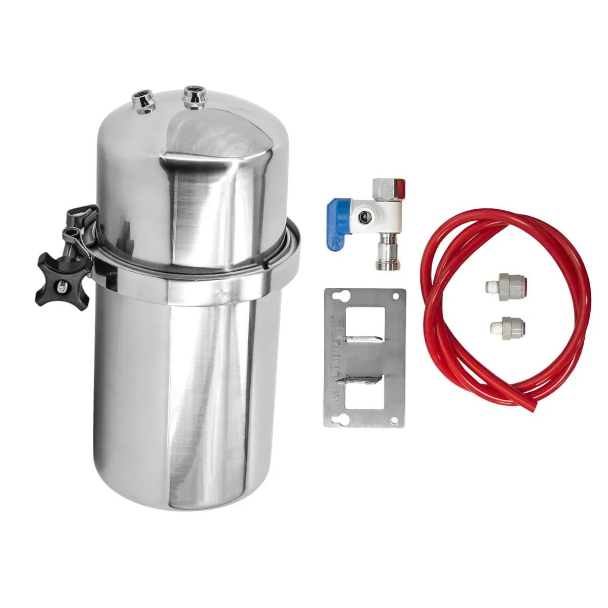 Aquaperform below-sink system with installation kit and no faucet
