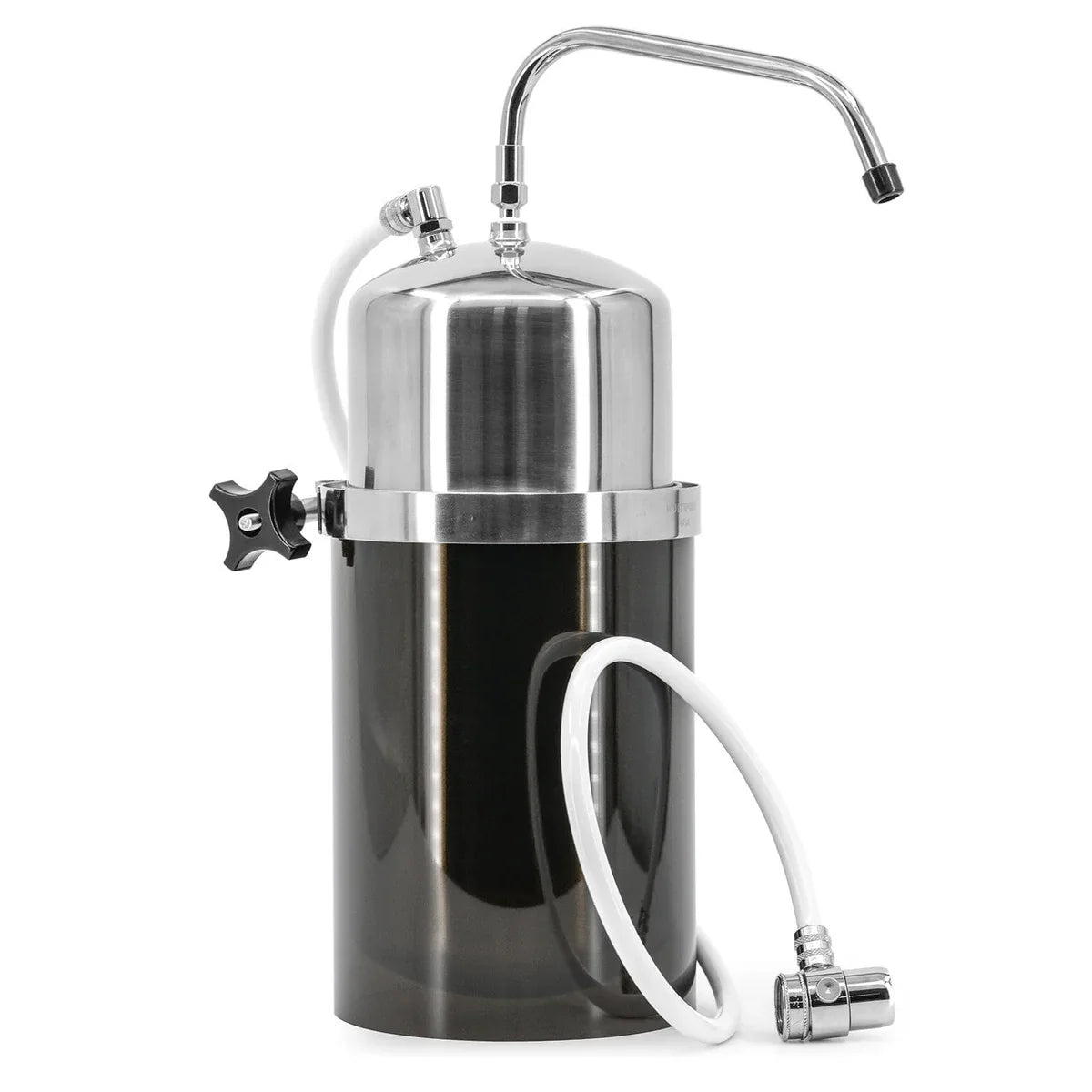 Aquaperform countertop system with single-hose diverter and spout