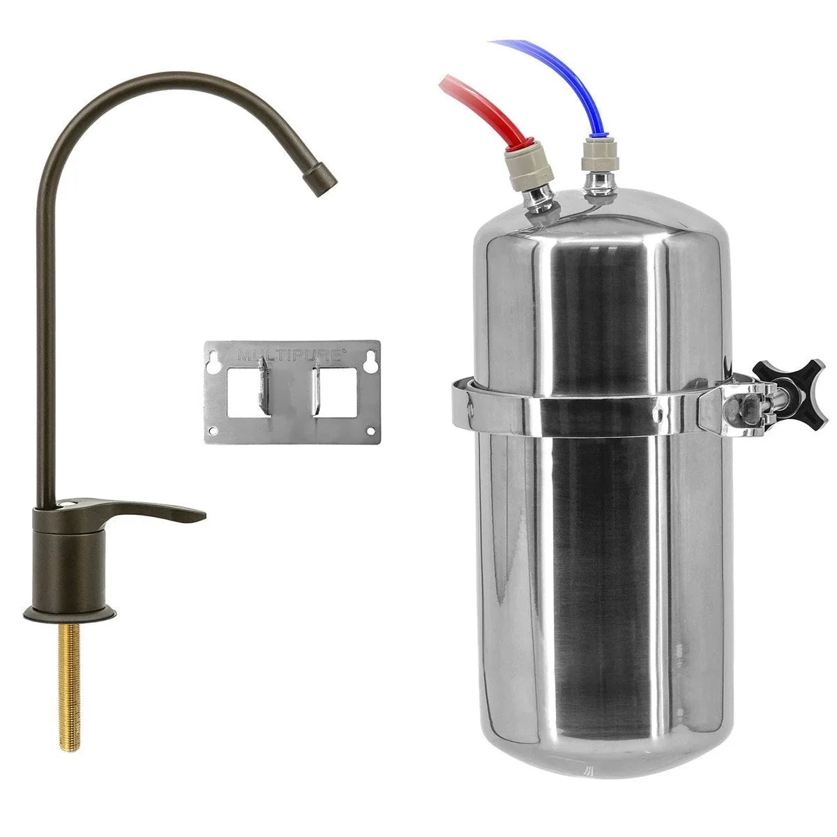 Aquaperform below-sink system with oil-rubbed bronze faucet