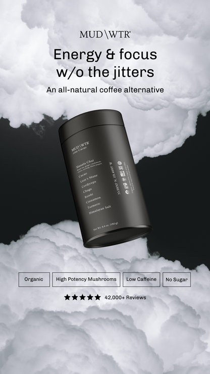 MudWtr Original — 30 Servings (Coffee Alternative with Mushrooms)
